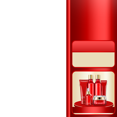 618年中大促化妆品直播主图图标背景