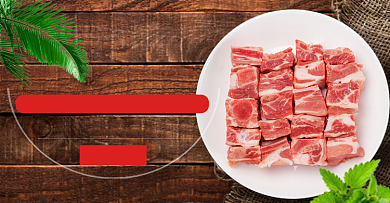 简约夏季美食生鲜肉品淘宝天猫钻展banner背景