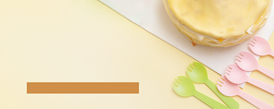 小清新可爱蛋糕优惠券背景