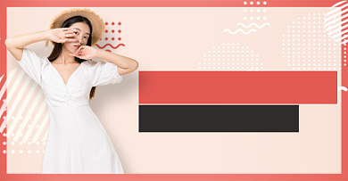 夏季女装上新618狂欢电商促销banner背景