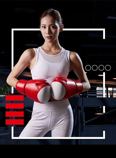 健身减肥招募宣传印刷海报背景