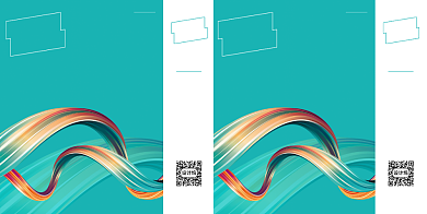 蓝色简约清新未来科技礼品手提袋背景