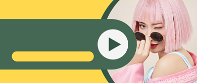 时尚创意直播预告公众号首图背景