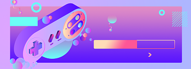 游戏设备淘宝电商banner图背景