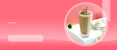 奶茶上新新品促销新媒体配图背景