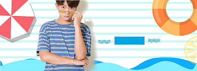 春季男装海报模板背景