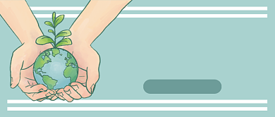 世界地球日4.22绿色环保宣传公益背景