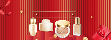 618美妆海报banner模板背景