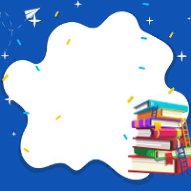 高考必胜手绘插画公众号次图背景