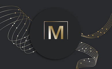 黑色酷炫名片模板背景