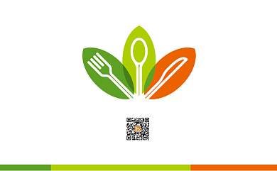 简约外卖卡送餐名片模板背景