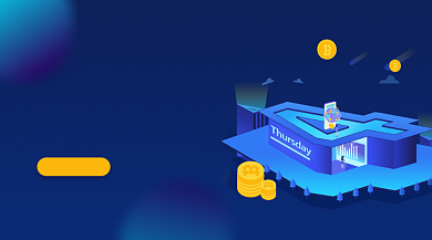 金融理财管家简约手机横图背景