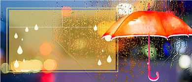 梅雨季节新媒体首图背景