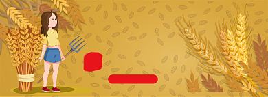 芒种气节淘宝电商banner图背景