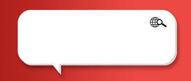 红色简约美食通告新媒体配图背景