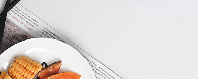 时尚简约西餐厅优惠券背景