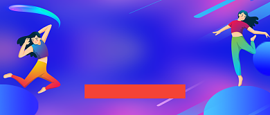 五四青年节活力尚新促销公众号首图背景