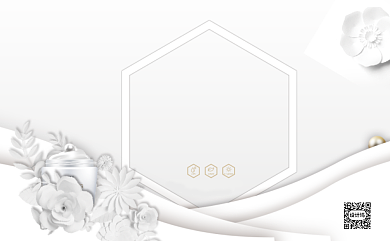 白色简约名片模板背景