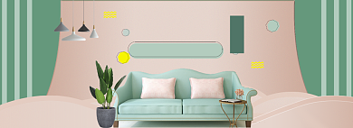 春季家装家具特惠大促海报banner背景