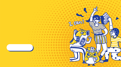 摆摊赚钱指南手绘插画手机横图背景