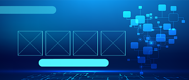 全国科技工作者日蓝色新媒体配图背景