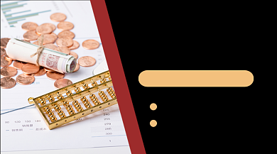 黑色简约金融理财培训课程封面背景