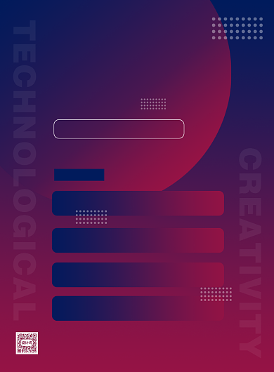 时尚渐变新型创意科技艺术展宣传海报背景