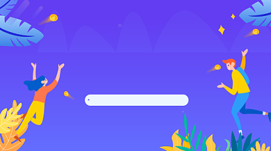 618狂欢砍价手绘插画手机横图背景