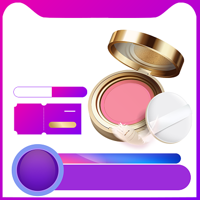 618美妆海报banner模板背景