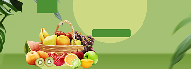 水果尝鲜海报banner模板背景