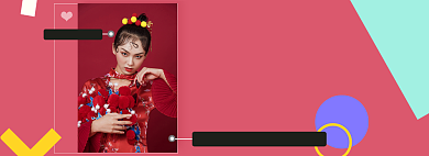 618大促淘宝电商女装banner图背景
