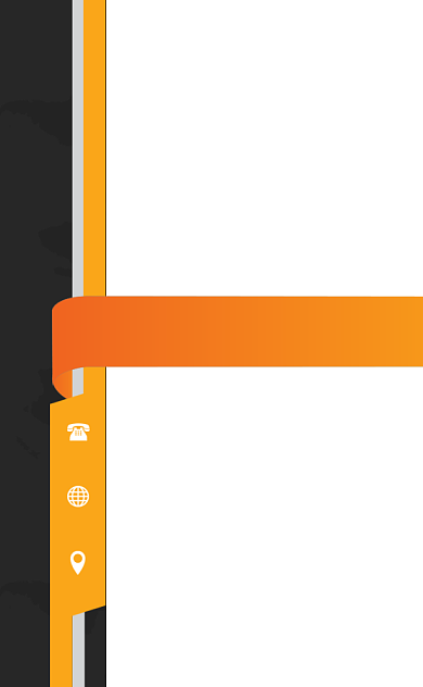 创意竖版橙色企业通用名片模板背景