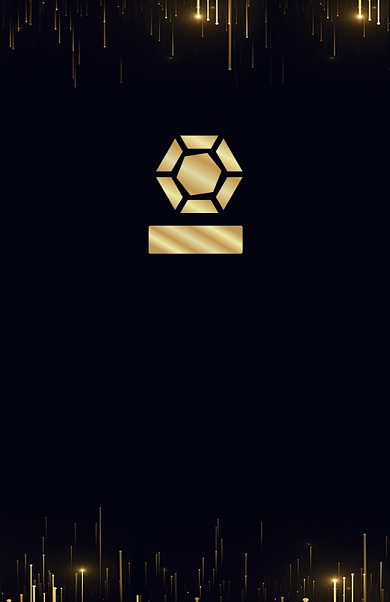 金色创意工作证模板背景