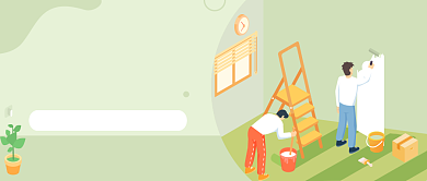 家装节新春换新家背景