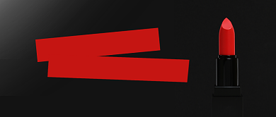 创意口红0元试用公众号首图背景