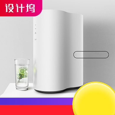 开门红家用净水净化器饮水机主图背景