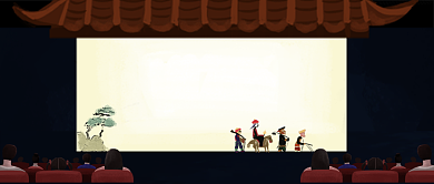 文化和自然遗产日皮影戏公众号首图背景