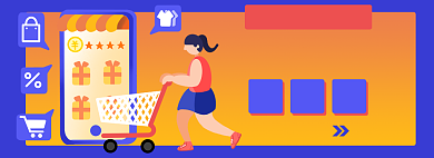 618积分活动淘宝电商banner图背景