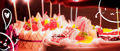 生日快乐祝福首图背景