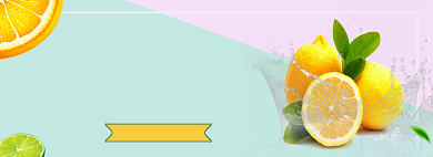 夏季清凉节柠檬促销折扣背景