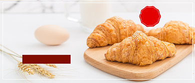 手工面包烘焙公众号首图背景