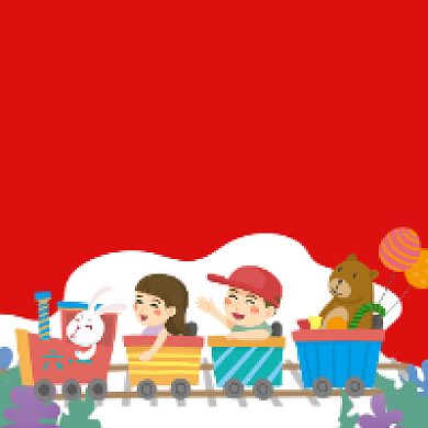 六一儿童节可爱插画公众号次图背景