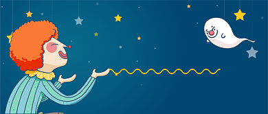 愚人节快乐愚人自娱手绘公众号首图背景