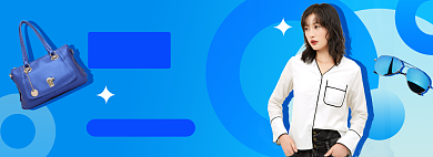 春夏上新淘宝电商banner图背景