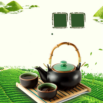 春茶上新直通车模板背景
