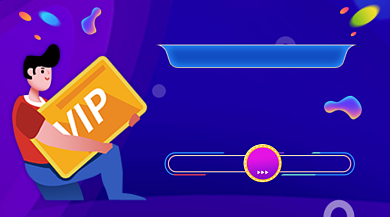 618特惠促销紫色手绘插画手机横图背景