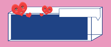 粉色简约世界微笑日公众号首图背景