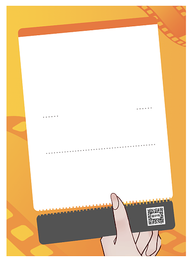 橙色时尚创意艺术摄影展宣传海报背景