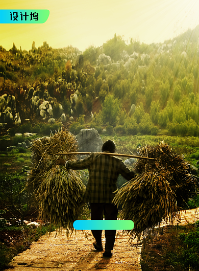 简约风味人间美食探索海报背景