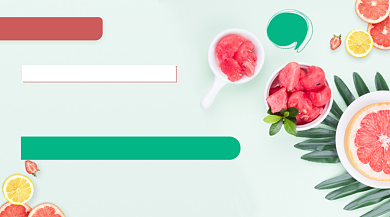 生鲜水果促销绿色清新手机横图背景